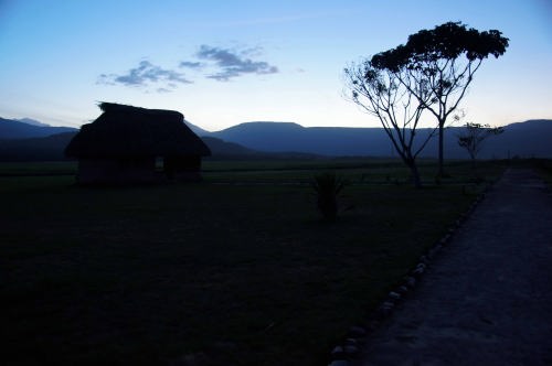 Uruyen village as the dusk gathers