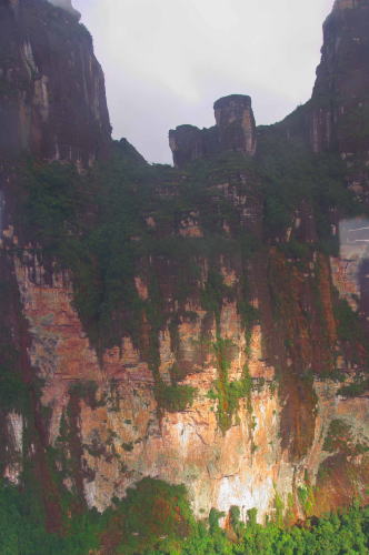 A cliff of Auyan tepui
