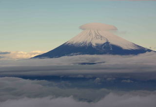 Fuji view by chance